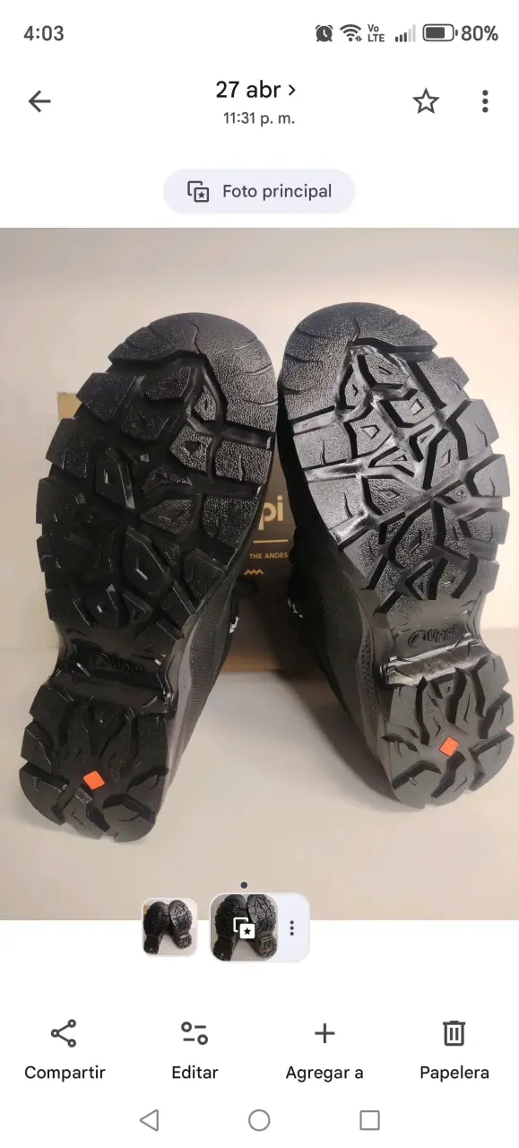 Botas de montaña 30 cm lippi impecables poco uso - 2