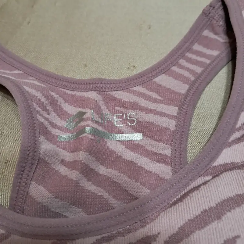 Top deportivo mujer, color rosado, talla m - 2