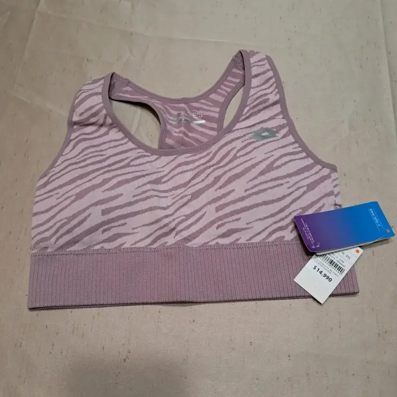 Top deportivo mujer, color rosado, talla m - 4