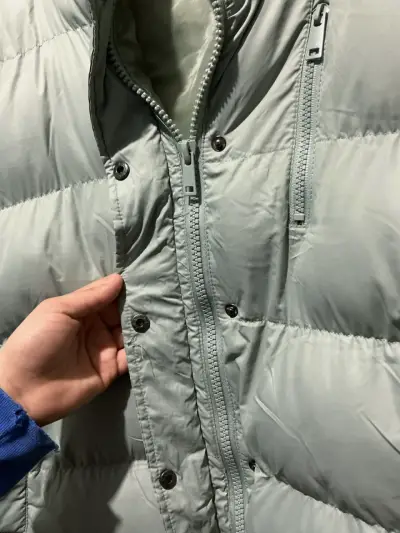 Chaqueta acolchada verde claro para mujer - miniatura 4