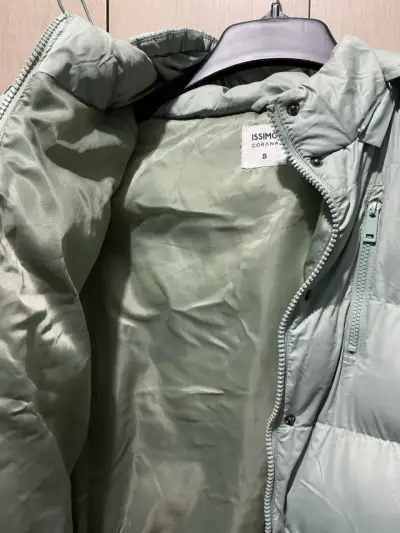Chaqueta acolchada verde claro para mujer - miniatura 5