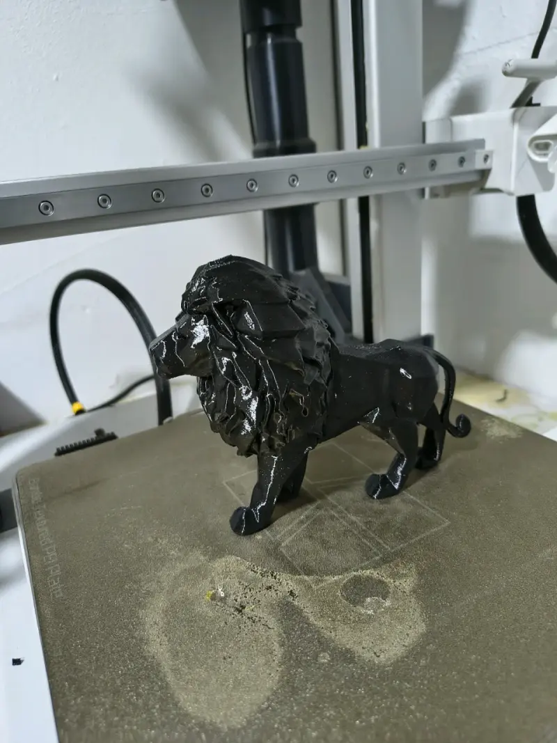 🦁 Decoración de León – Estilo Geométrico Moderno ( - 2