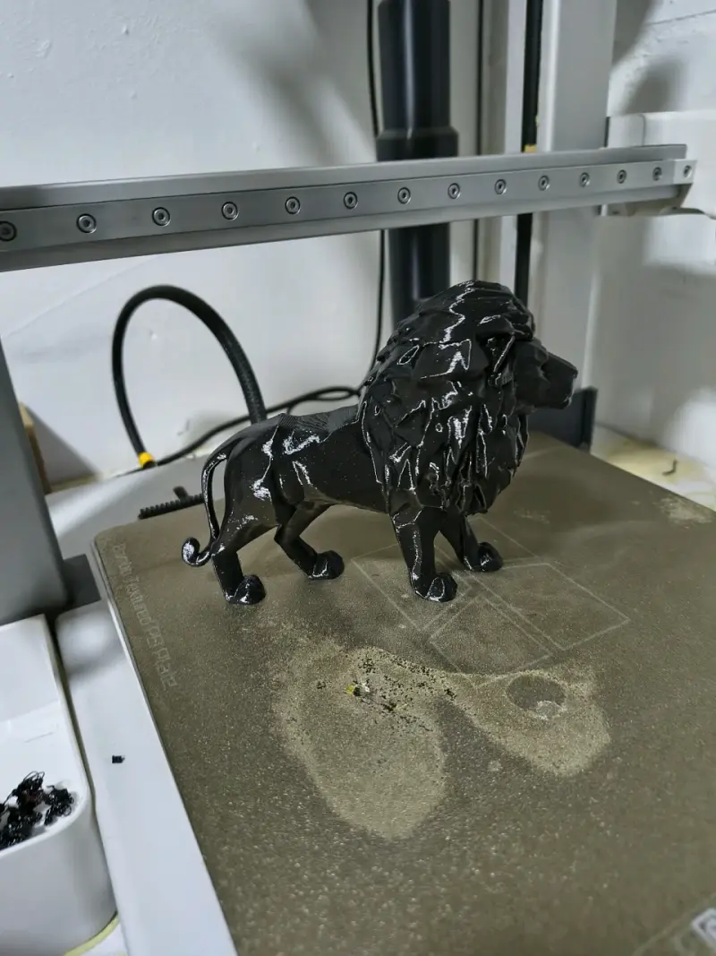 🦁 Decoración de León – Estilo Geométrico Moderno ( - 4