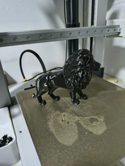 🦁 Decoración de León – Estilo Geométrico Moderno ( - miniatura 4