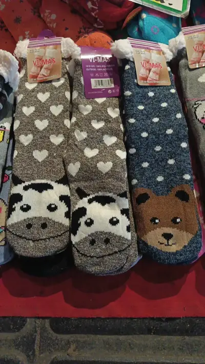 Calcetines térmicos con diseño de animales Vi-Mas - miniatura 1