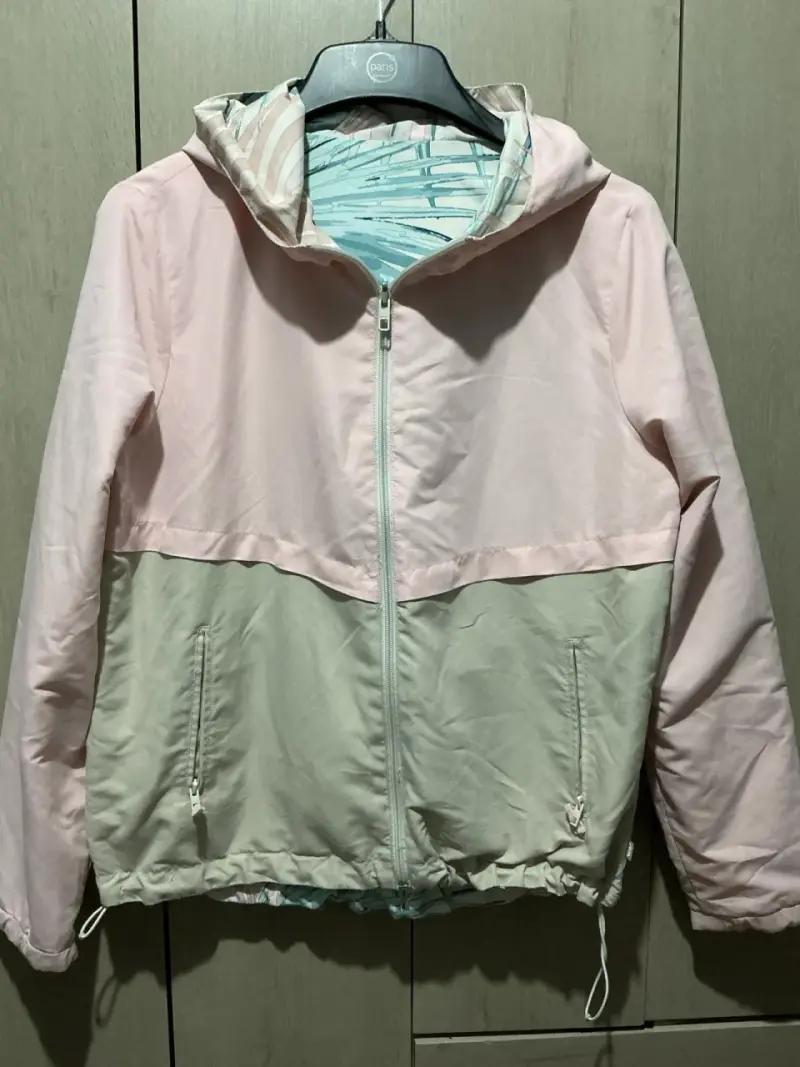Cortavientos Reversible Bicolor para Mujer