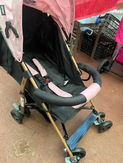 Coche de Paseo Infanti Trento Rosa - miniatura 3