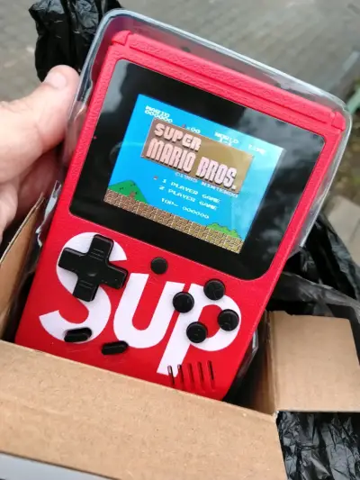 Consola portátil retro Sup Game Box roja - miniatura 1