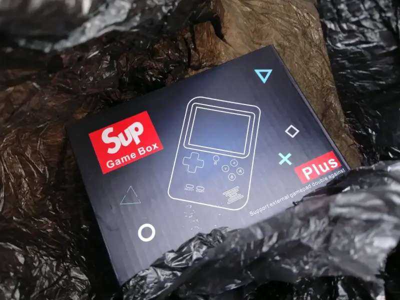 Consola portátil retro Sup Game Box roja - 2