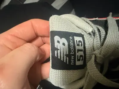 Zapatillas New Balance 515 negras con Letra roja - miniatura 3
