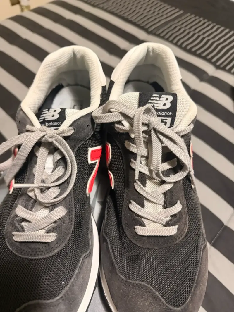 Zapatillas New Balance 515 negras con Letra roja - 4