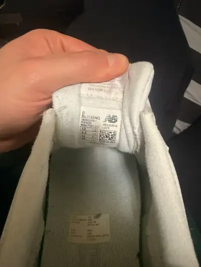 Zapatillas deportivas blancas New Balance 574 - miniatura 2
