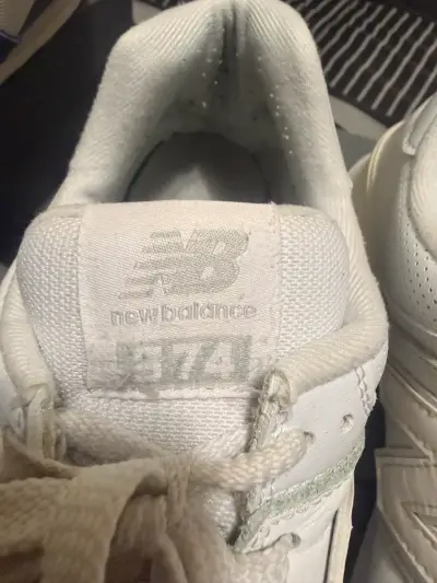 Zapatillas deportivas blancas New Balance 574 - miniatura 3