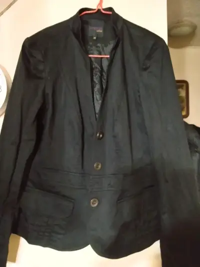 Blazer negro para mujer Umbrale talla 38 - miniatura 2