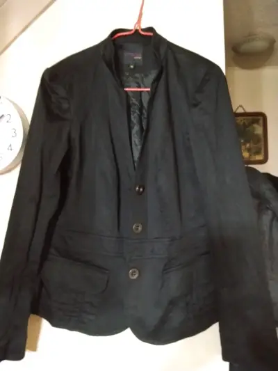 Blazer negro para mujer Umbrale talla 38 - miniatura 3