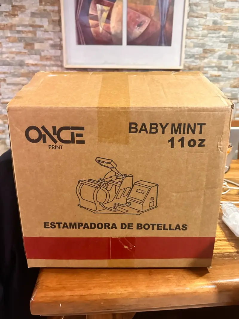 Estampadora de Botellas Once Print Baby Mint 11oz - 1