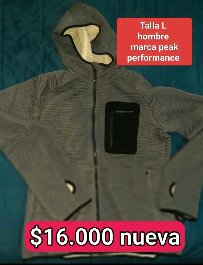 Chaqueta Hombre Peak Performance Talla L Nueva