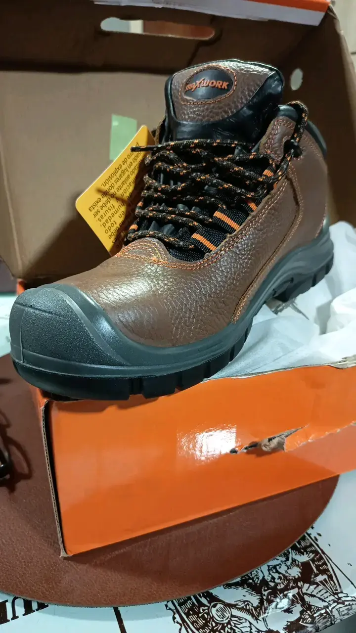 Zapatos de seguridad Maxwork marrones - 1