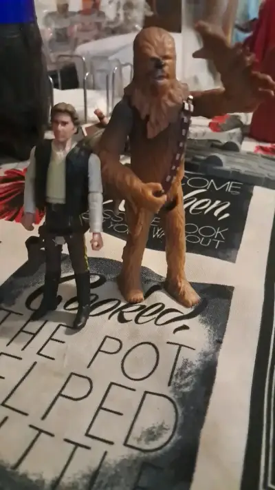 Figuras de acción Star Wars Han Solo y Chewbacca - miniatura 1