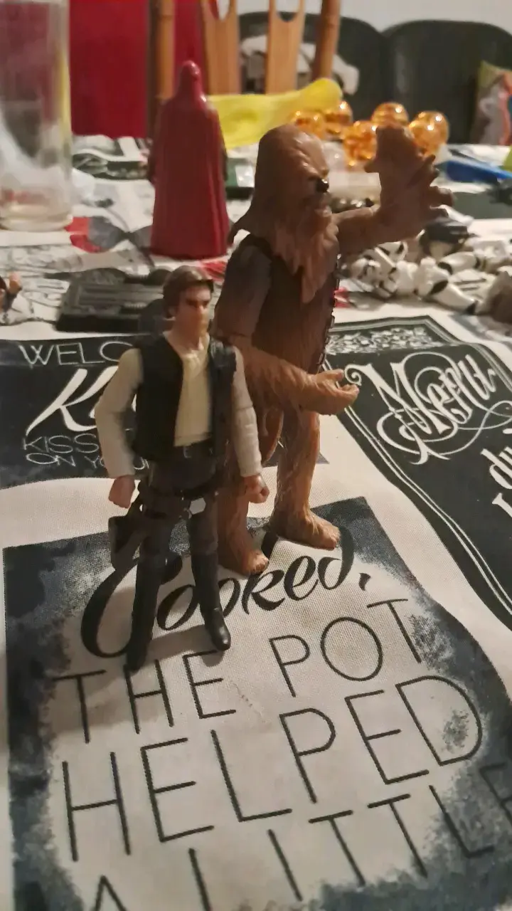 Figuras de acción Star Wars Han Solo y Chewbacca - 2