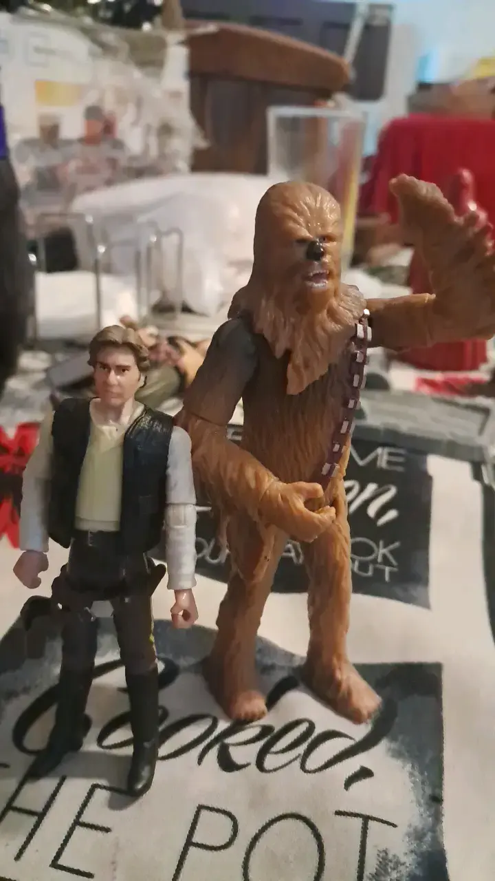 Figuras de acción Star Wars Han Solo y Chewbacca - 3