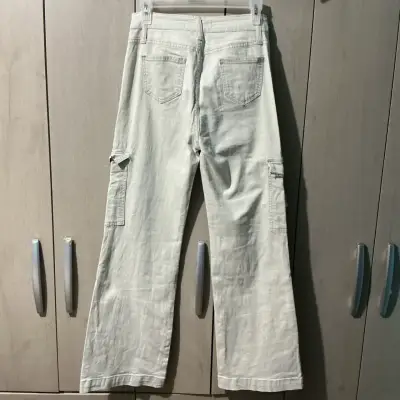Pantalones cargo beige Clustertrendy talla 36 - miniatura 6