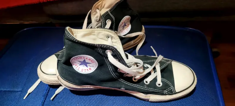 Zapatillas Converse All Star negras de lona - 1