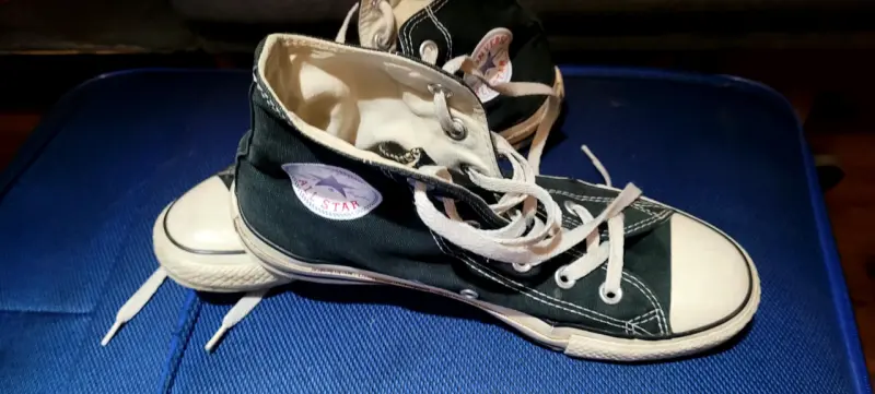 Zapatillas Converse All Star negras de lona - 2