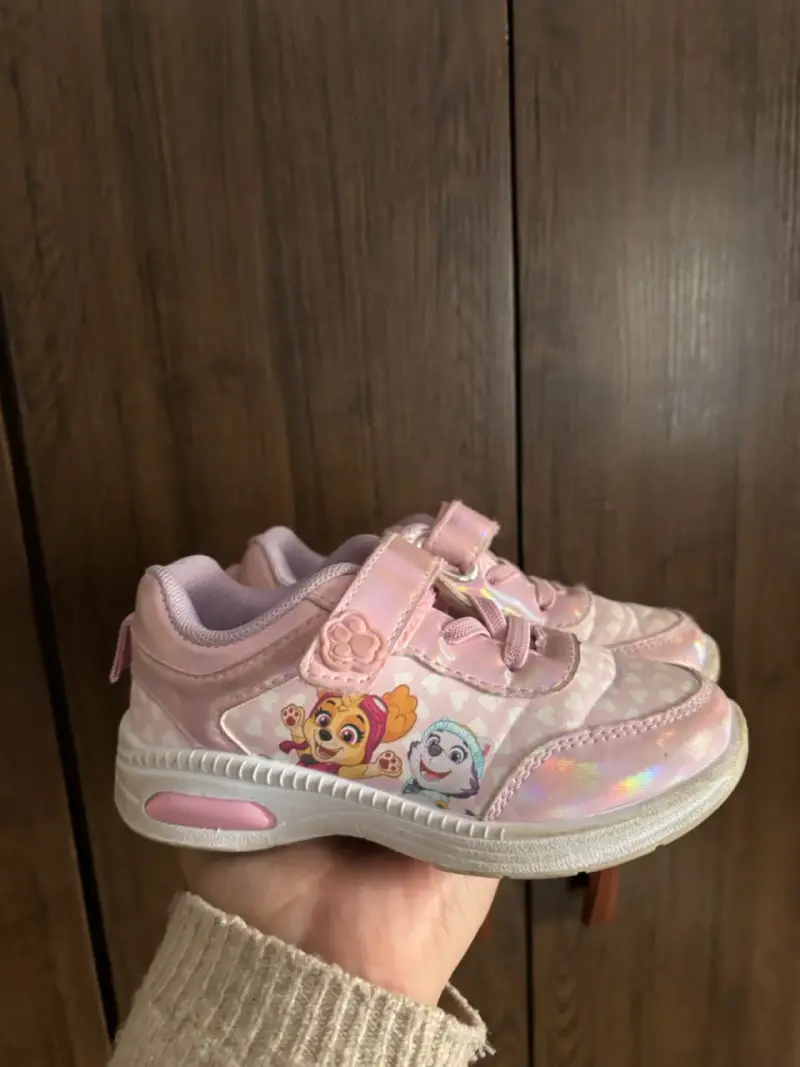 Zapatillas infantiles Paw Patrol rosadas