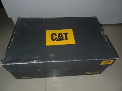 Zapatillas de cuero marrón CAT para hombre - miniatura 4