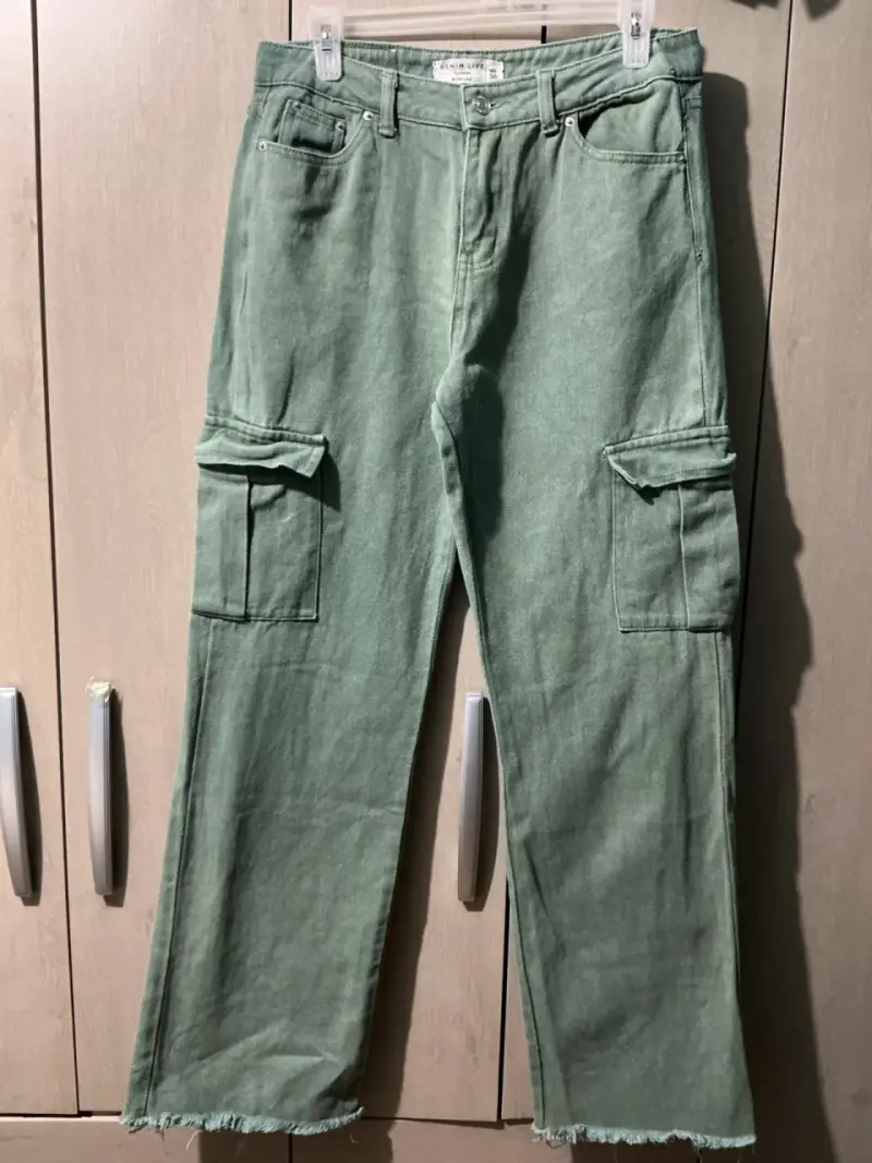 Pantalones cargo verde Denimlife talla 36