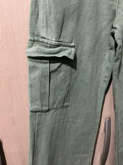 Pantalones cargo verde Denimlife talla 36 - miniatura 2