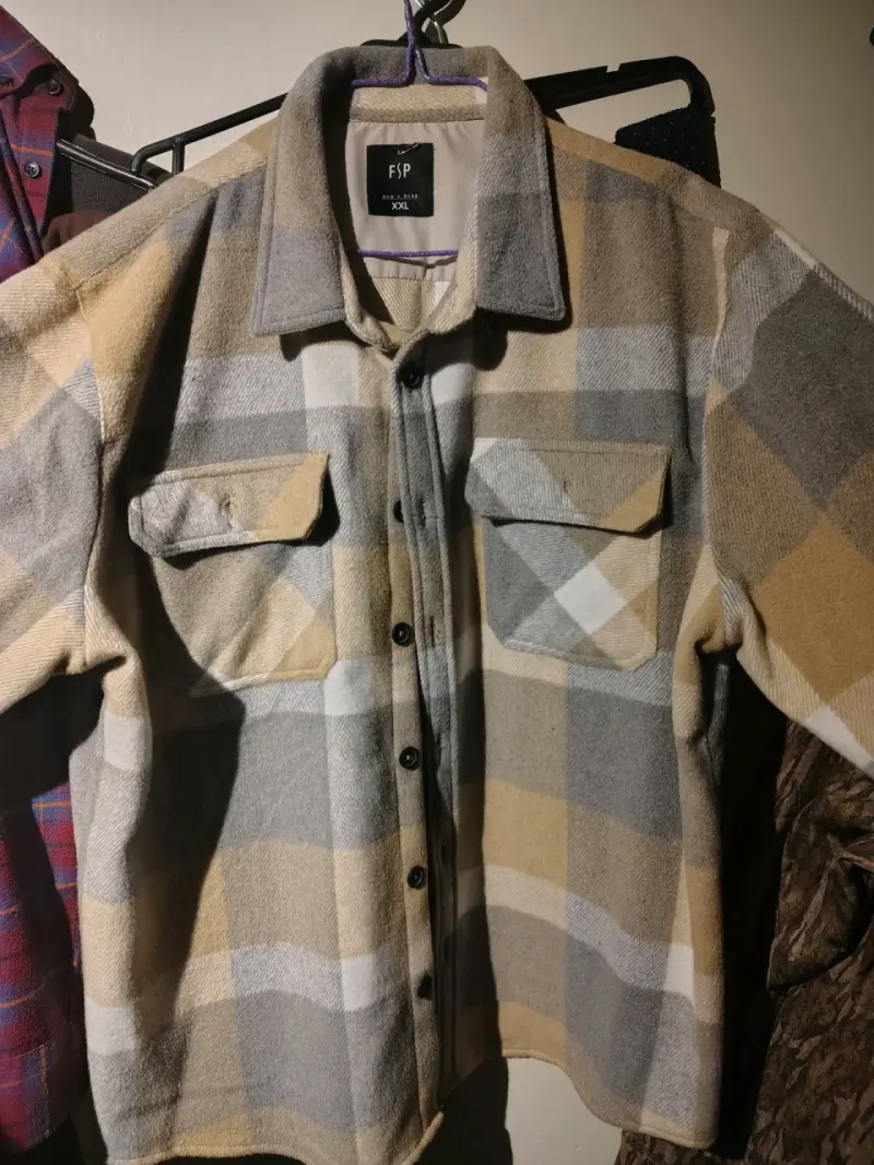 Sobrecamisa/chaqueta de franela  XXL hombre - 4