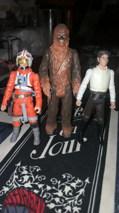 Figuras de acción Star Wars Chewbacca y pilotos - miniatura 1
