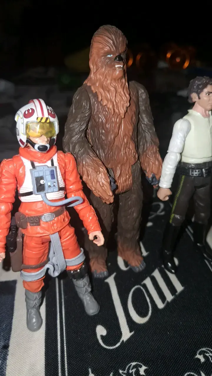 Figuras de acción Star Wars Chewbacca y pilotos - 3