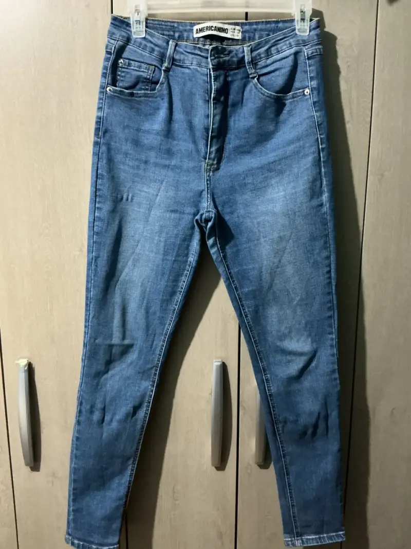 Jeans azul clásico Americano para mujer