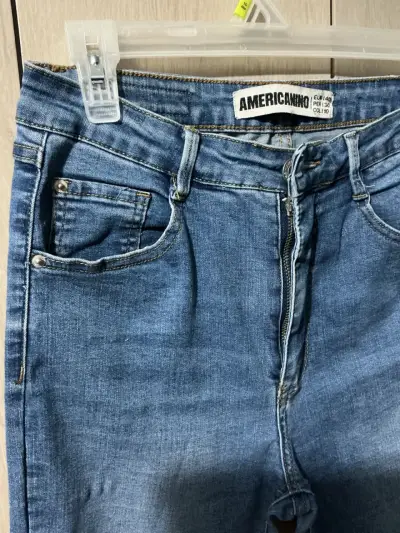 Jeans azul clásico Americano para mujer - miniatura 2