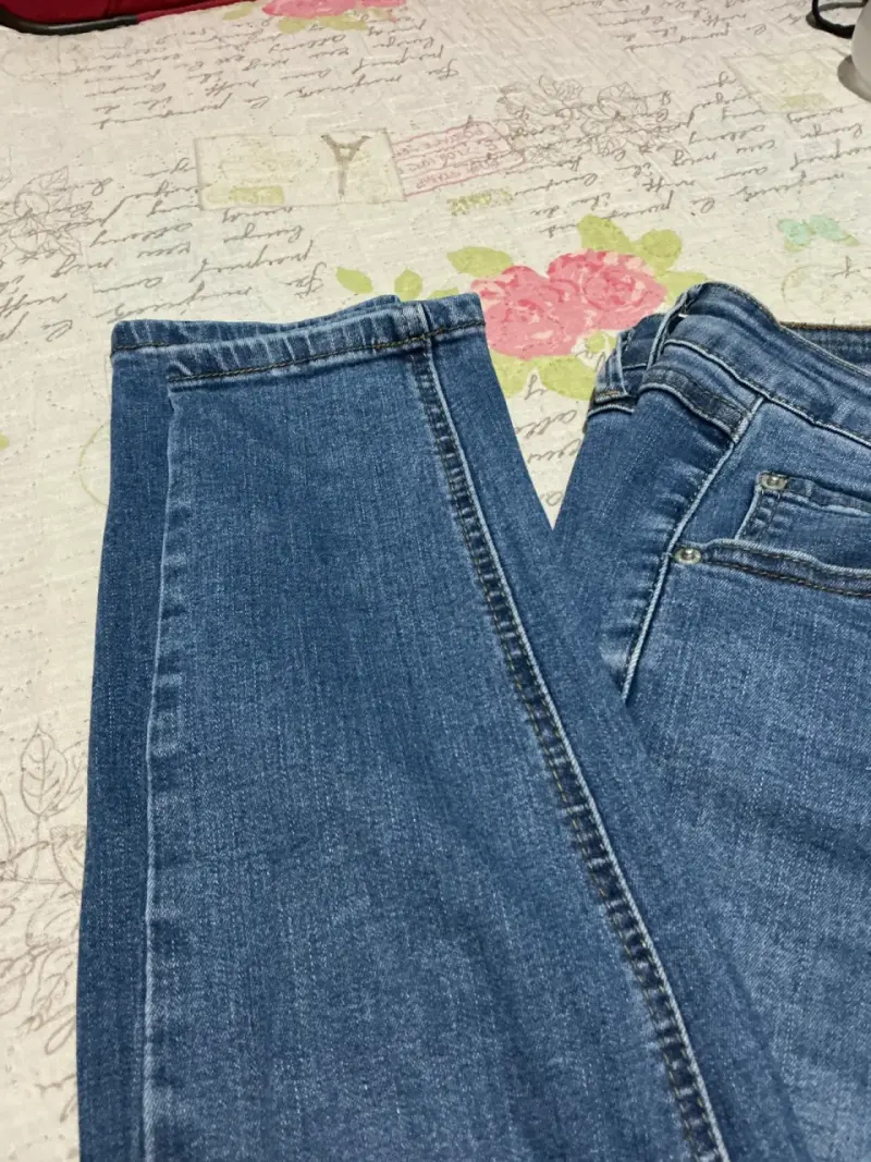 Jeans azul clásico Americano para mujer - 4