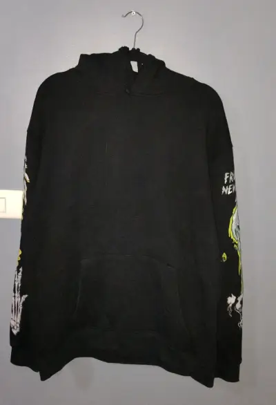 Polerón negro con diseño, Zara - miniatura 1