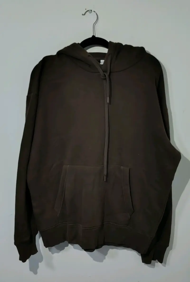 Polerón con capucha marrón, Zara - 1