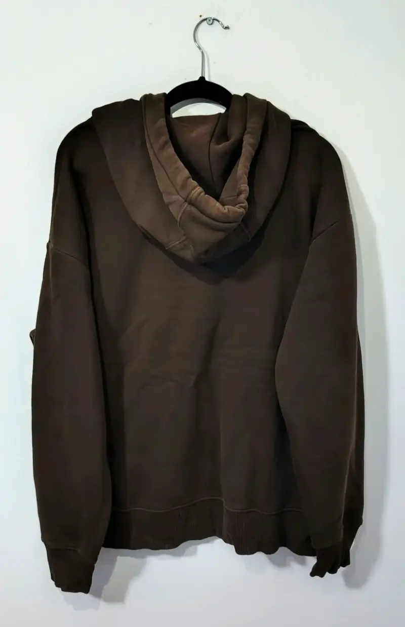 Polerón con capucha marrón, Zara - 2