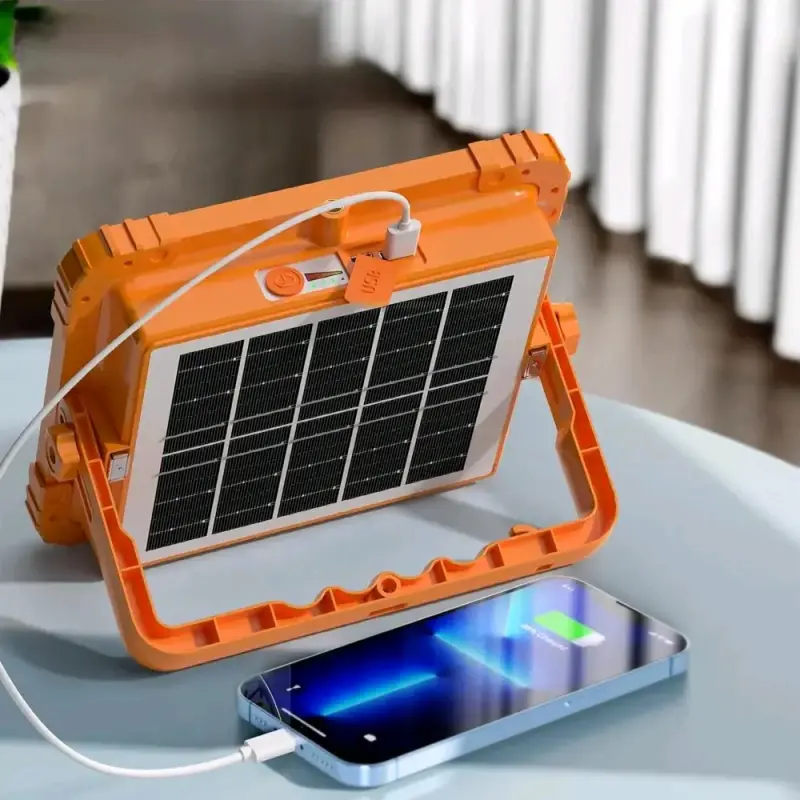 Foco Luz LED Solar recargable 1200W portátil - 5