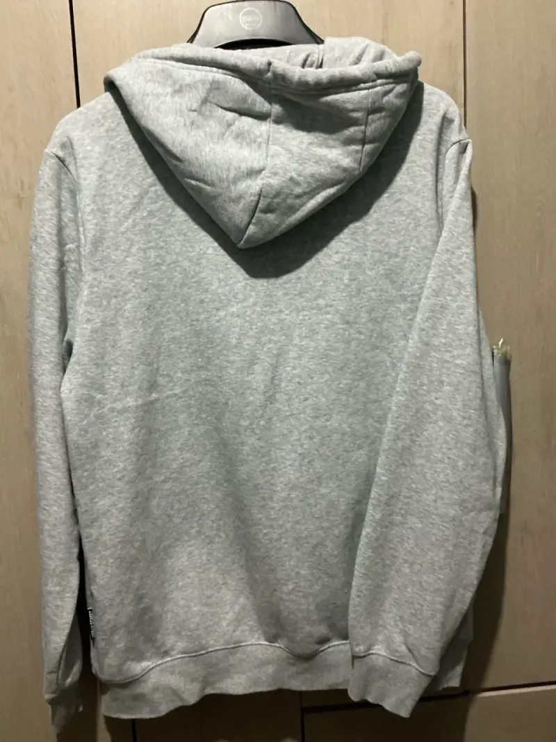 Polerón Hombre gris con capucha y cierre FSP L - 6