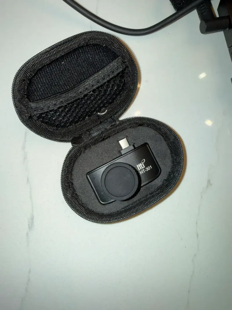 Cámara térmica portátil HT-301 con estuche - 3