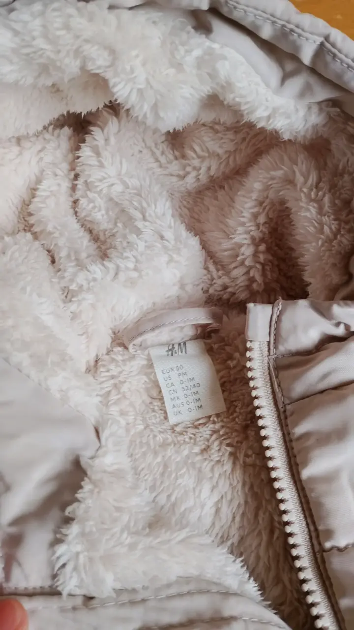 Enterito de invierno para bebé H&M beige - 2