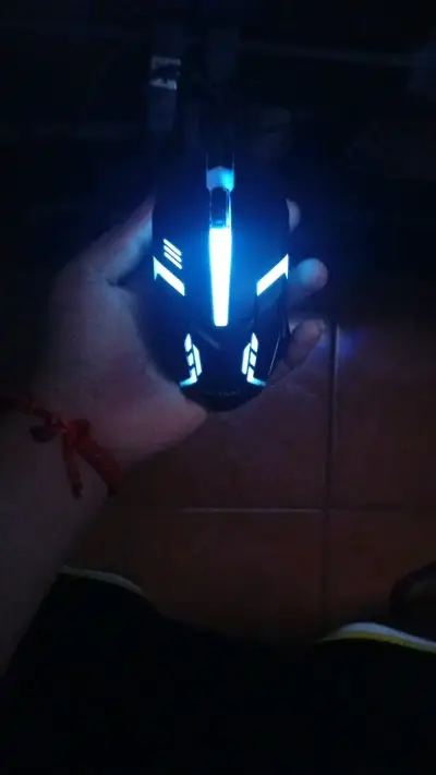 Mouse gamer con luces LED AOAER - miniatura 2