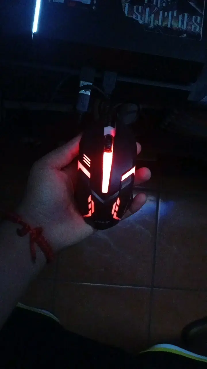 Mouse gamer con luces LED AOAER - 3