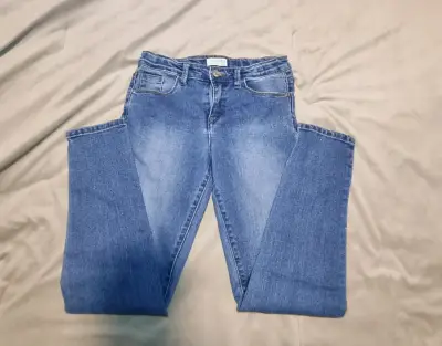 Jeans azul casual para mujer talla mediana - miniatura 1