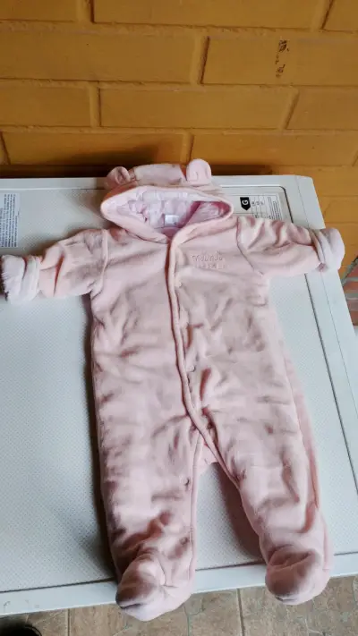 Conjunto de enteritos para bebé en polar suave - miniatura 1