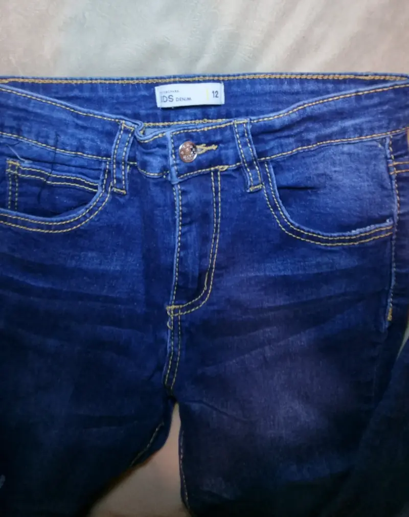 Jeans azul casual para mujer talla mediana - 2